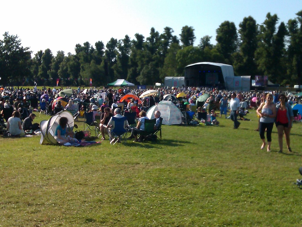 Publikum bei einem Konzert